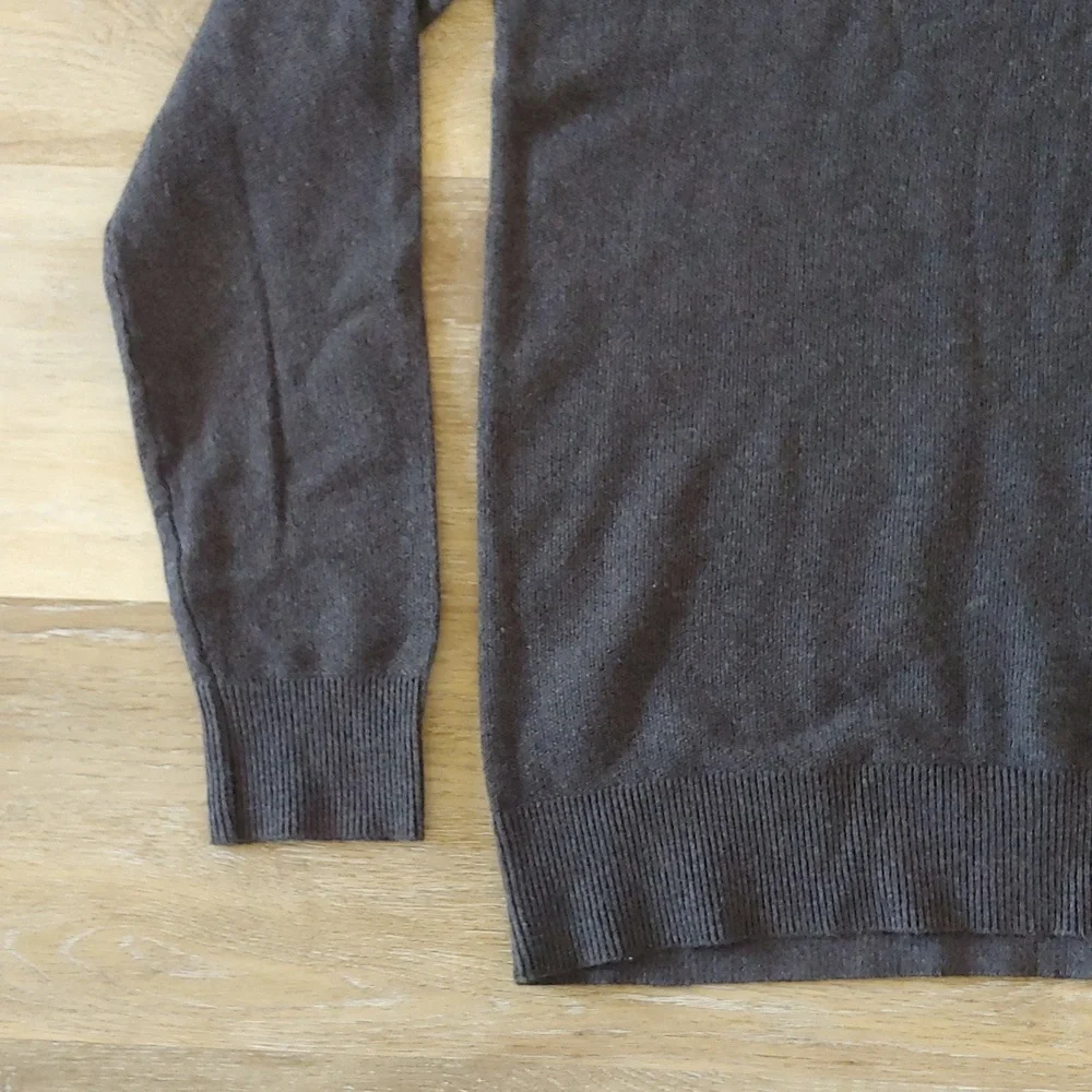 NWT Goodfellow & Co Men's 1/4 Zip Lightweight Pullover Sweater Grey Size S